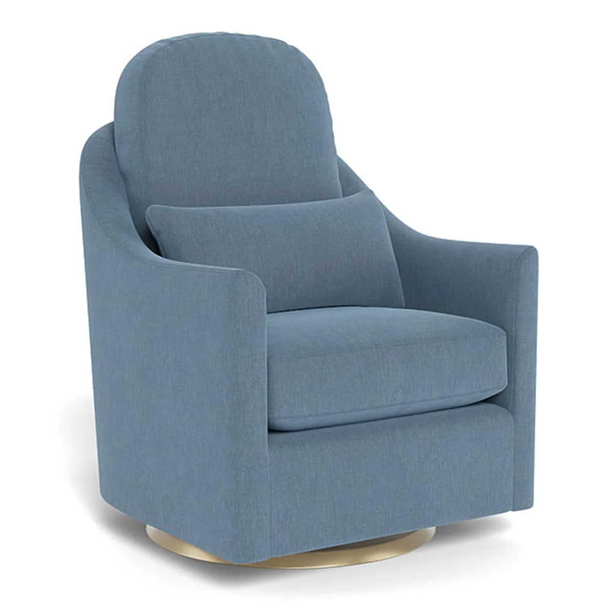 Gliders-Monte Design Nessa Glider - Fabric with Swivel Base