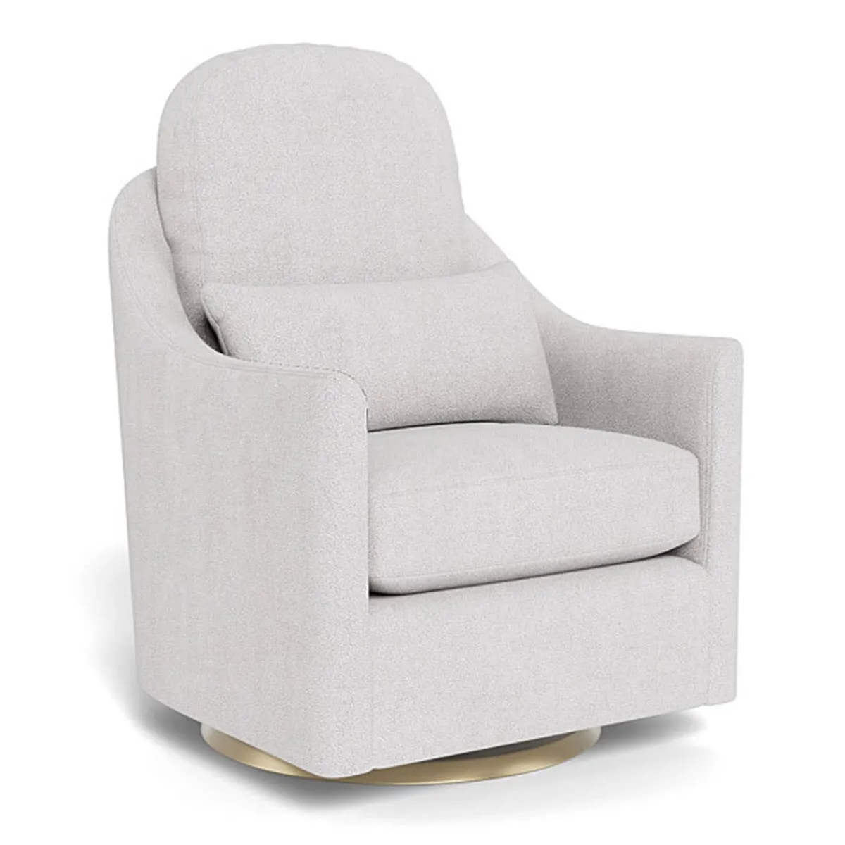 Gliders-Monte Design Nessa Glider - Fabric with Swivel Base