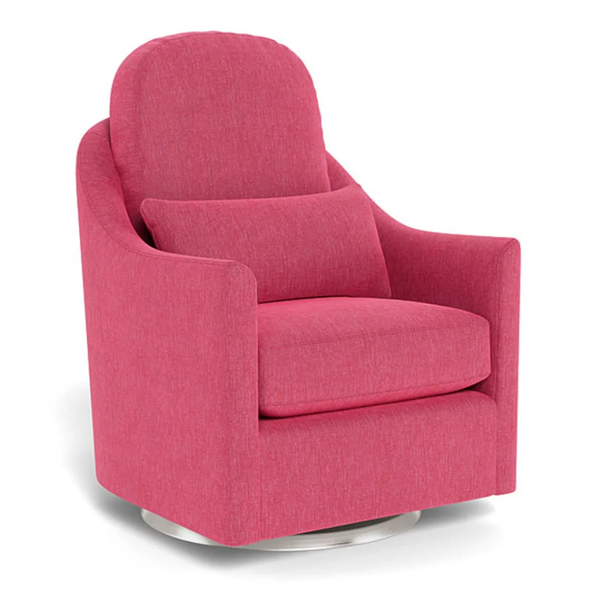 Gliders-Monte Design Nessa Glider - Fabric with Swivel Base