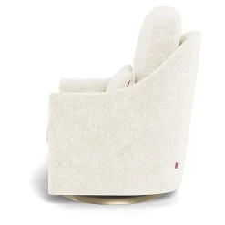 Gliders-Monte Design Nessa Glider - Faux Sheepskin with Swivel Base