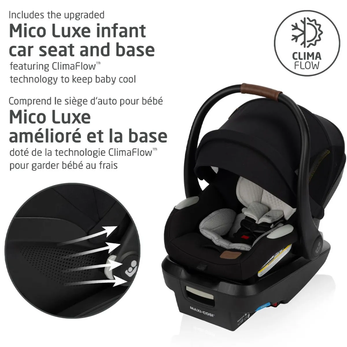 Soft Soles|Perforated Sneakers-Maxi-Cosi New Generation Zelia Luxe 5-in-1 Modular Travel System - Onyx Sand