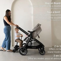 Soft Soles|Perforated Sneakers-Maxi-Cosi New Generation Zelia Luxe 5-in-1 Modular Travel System - Onyx Sand