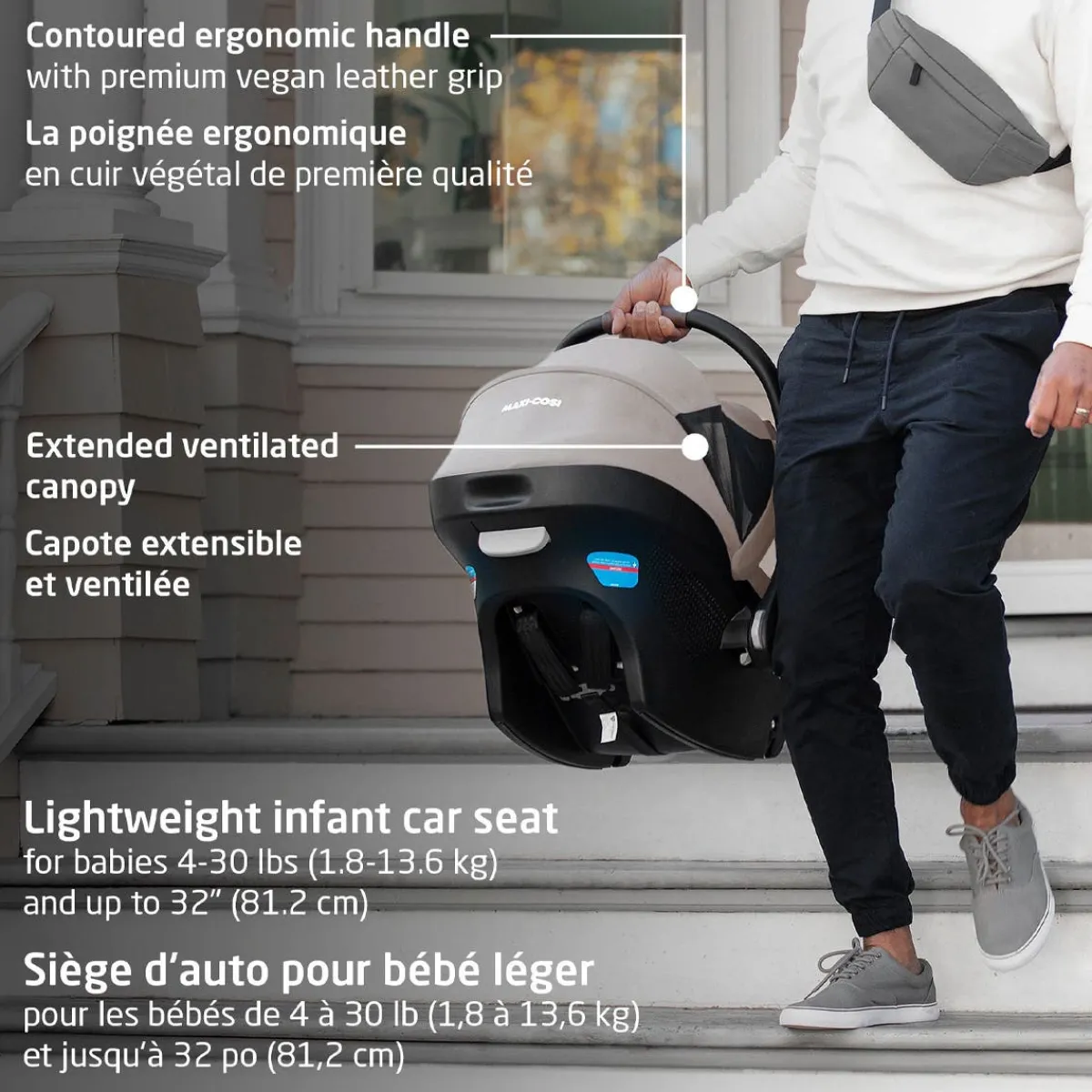 Soft Soles|Perforated Sneakers-Maxi-Cosi New Generation Zelia Luxe 5-in-1 Modular Travel System - Onyx Sand