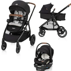 Stroller Bundles|Travel Systems-Maxi-Cosi New Generation Zelia Luxe 5-in-1 Modular Travel System