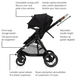 Stroller Bundles|Travel Systems-Maxi-Cosi New Generation Zelia Luxe 5-in-1 Modular Travel System
