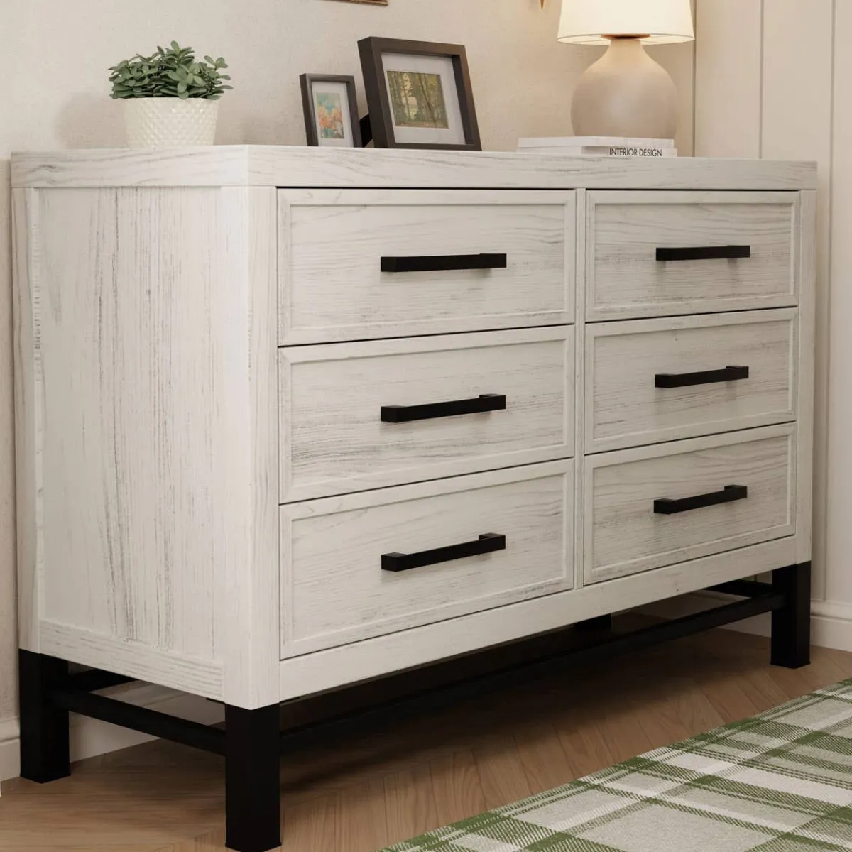 Dressers-Monogram by Namesake Newbern 6 Drawer Dresser