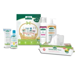 Infant Shampoo + Conditioner|Infant Moisturizer-Aleva Naturals Newborn Gift Set