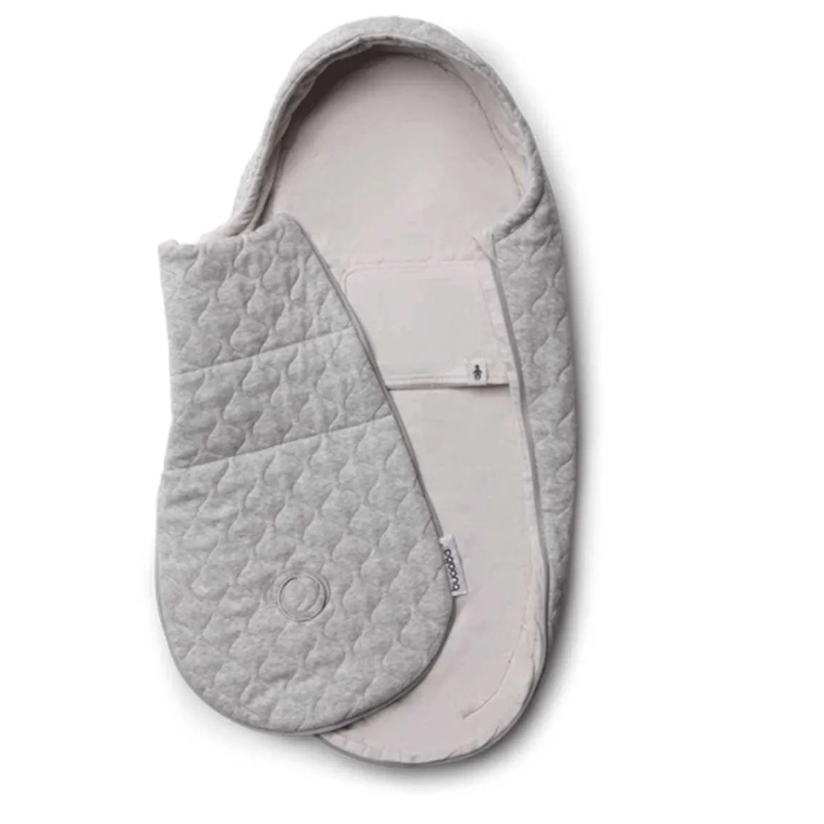 Stroller Accessories-Bugaboo Newborn Inlay Light Grey Melange