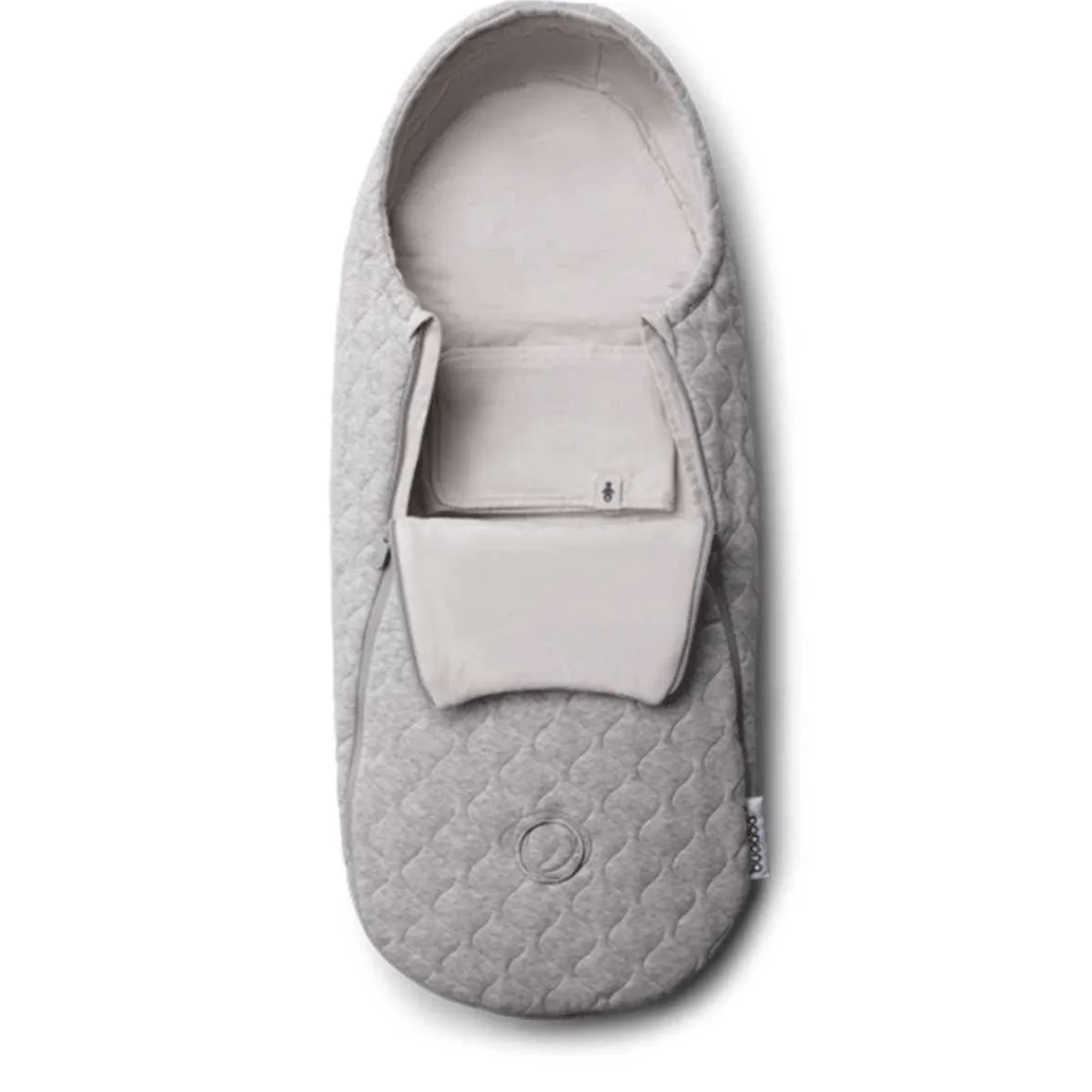 Stroller Accessories-Bugaboo Newborn Inlay Light Grey Melange