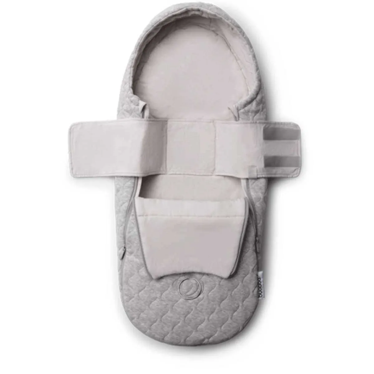 Stroller Accessories-Bugaboo Newborn Inlay Light Grey Melange