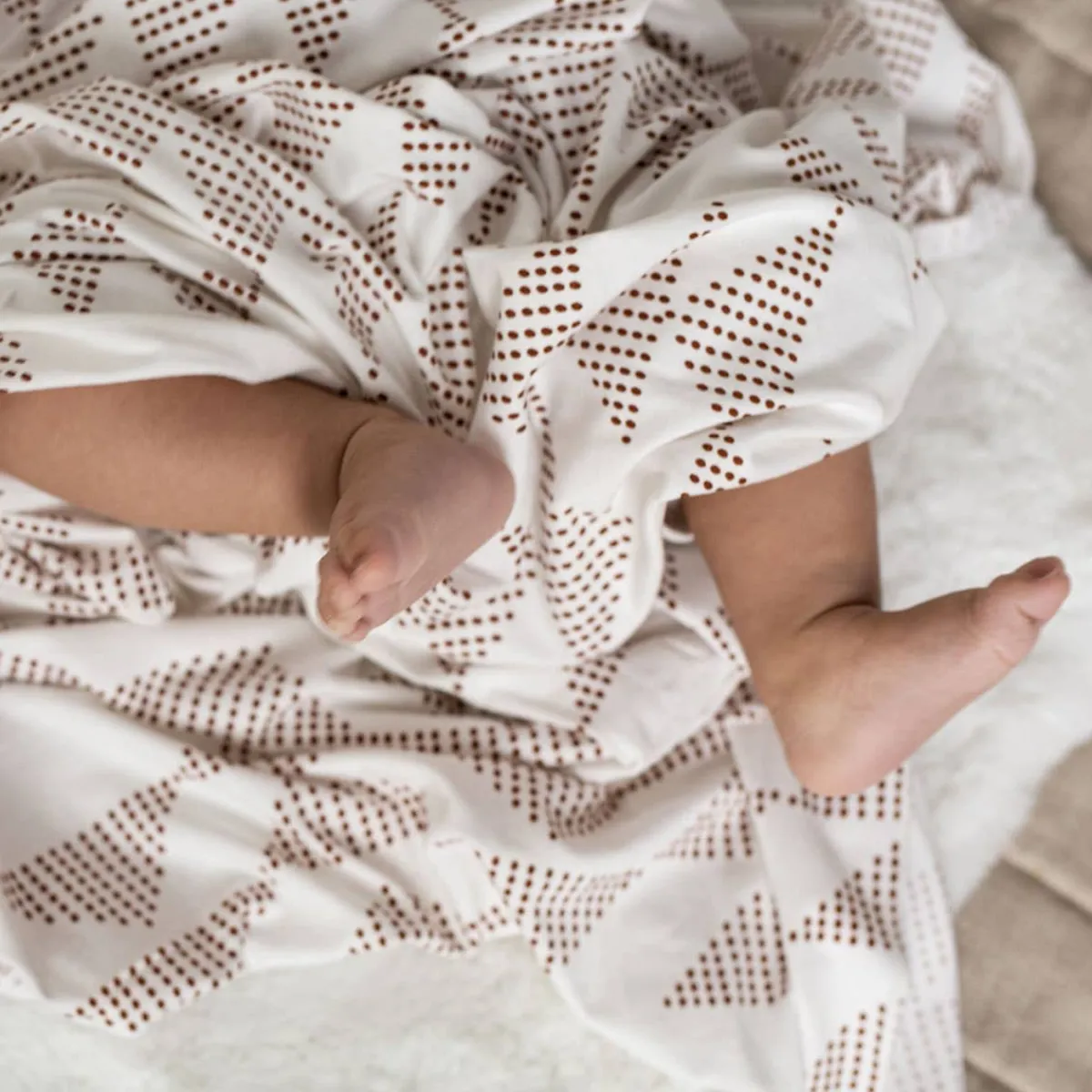Blankets|Sleep Sacks + Wraps-Indigo Arrows x FREED Niiwin Swaddle Blanket