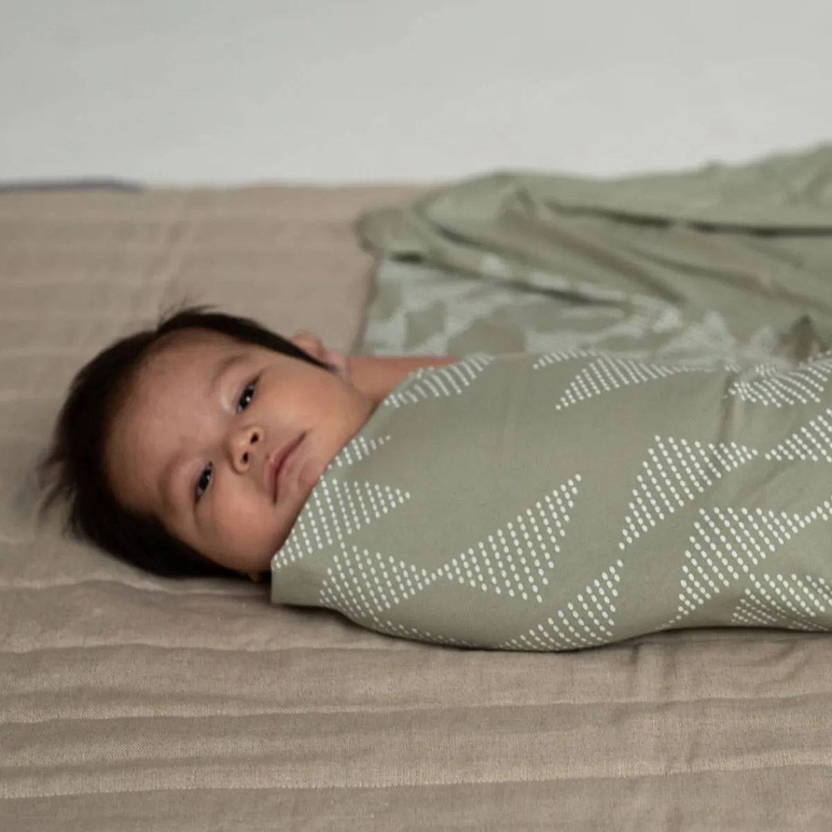 Blankets|Sleep Sacks + Wraps-Indigo Arrows x FREED Niiwin Swaddle Blanket