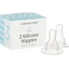 Nipples + Bottle Accessories-Lifefactory Nipples Stage 3 (2 Pack)