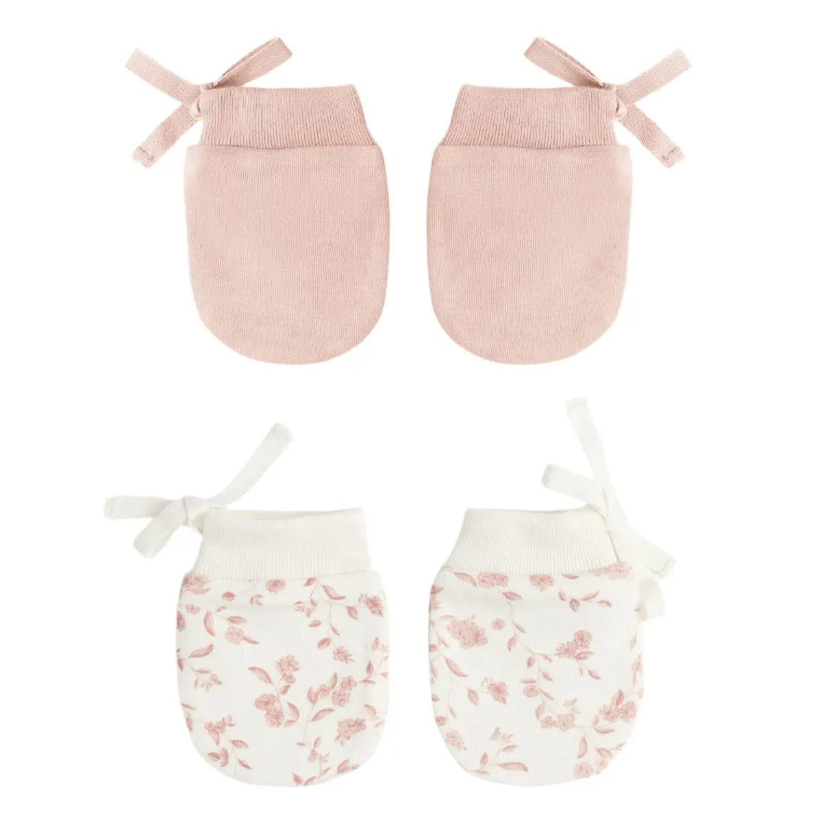Infant Scratch Mitts-Quincy Mae No Scratch Mittens (2 Pack)