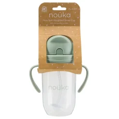 Kids Drinkware|Sippy Cups + Straw Cups-Nouka Non-Spill Weighted Straw Cup (9 oz)