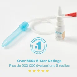 Baby Medical-Fridababy NoseFrida Snotsucker Saline Kit