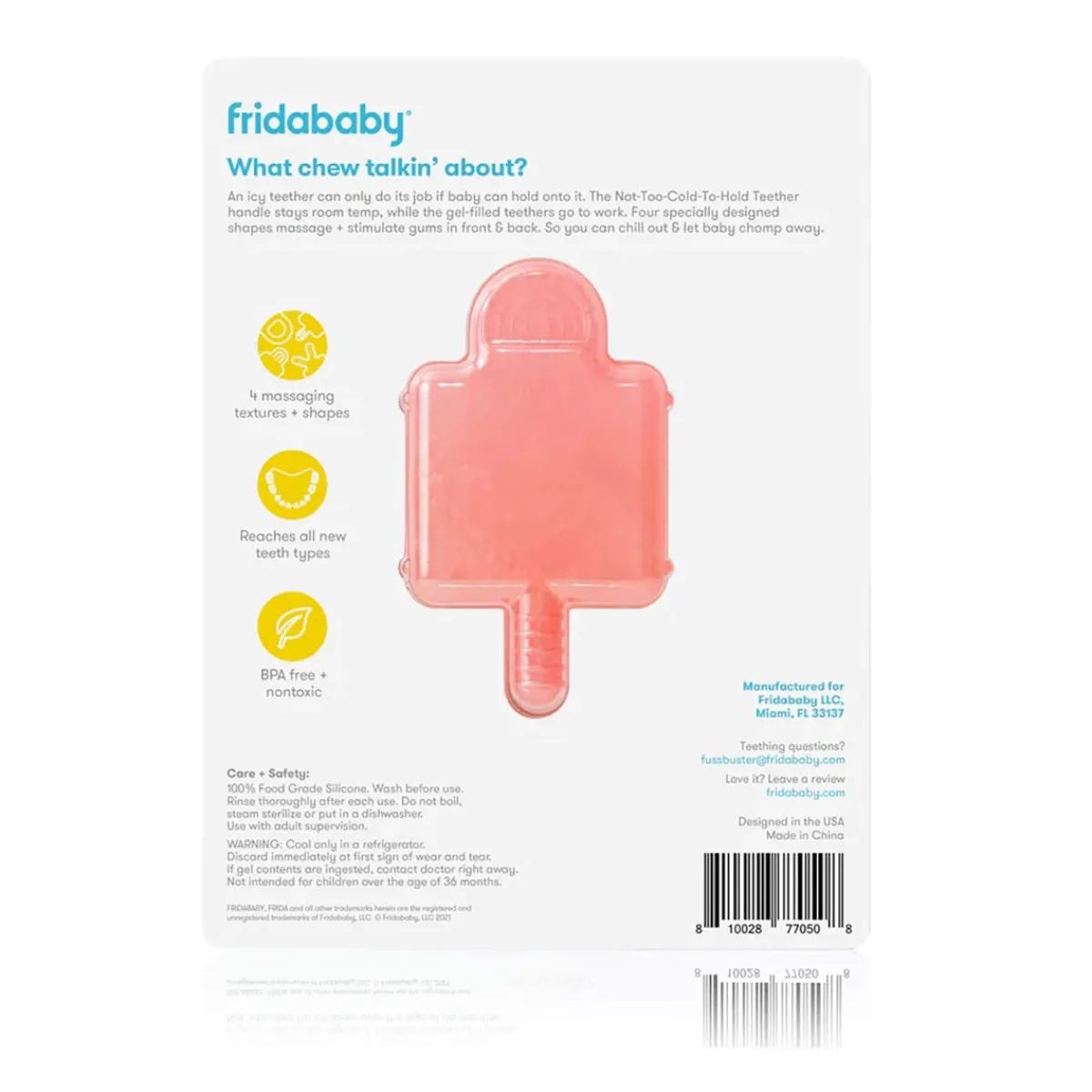 Teethers|Pacifiers + Clips-Fridababy Not-Too-Cold-To-Hold Teether