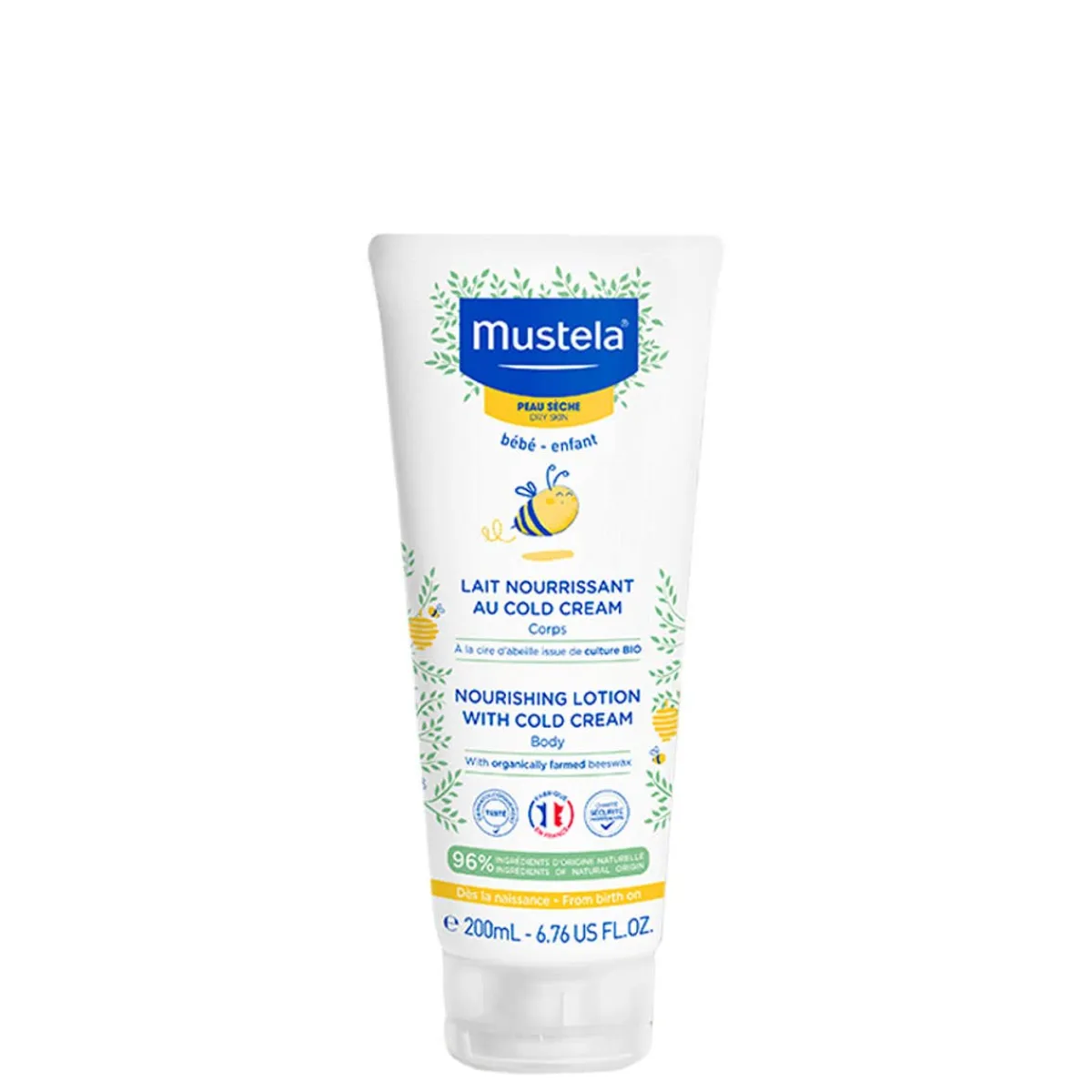 Kids Lotion|Infant Moisturizer-Mustela Nourishing Lotion with Cold Cream