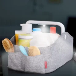 Storage-Skip Hop Nursery Style Light-Up Diaper Caddy