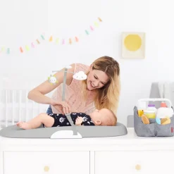Storage-Skip Hop Nursery Style Light-Up Diaper Caddy