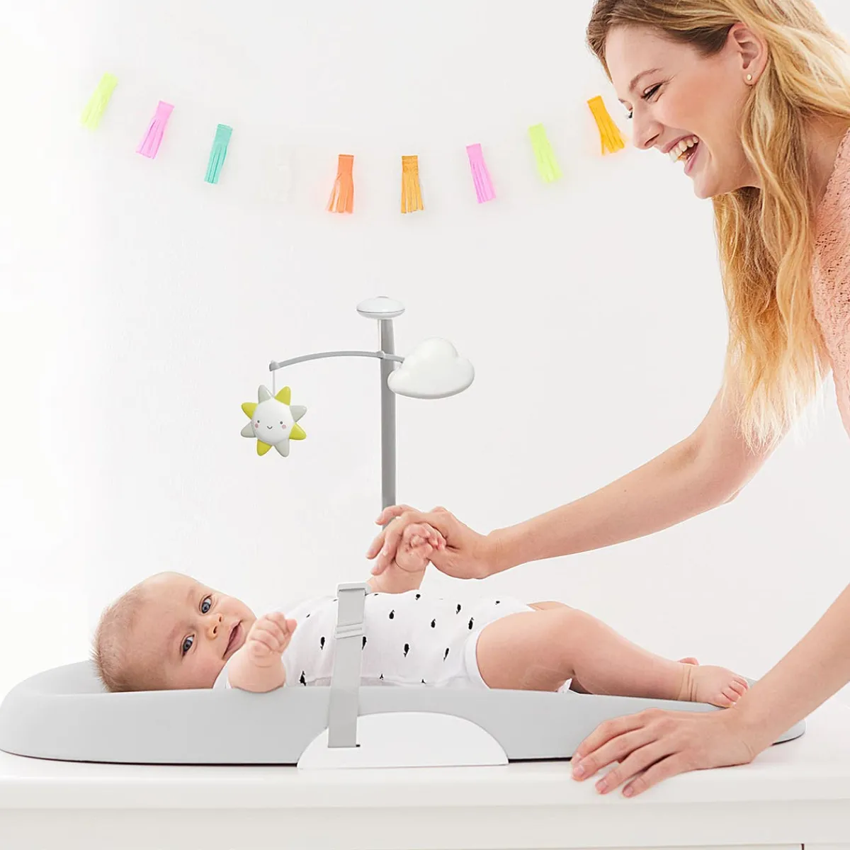 Changing Pads + Covers|Change Trays + Pads-Skip Hop Nursery Style Wipe Clean Changing Pad