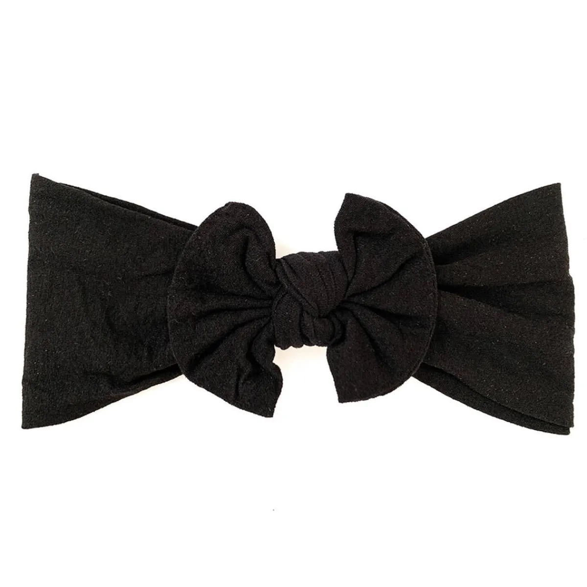 Hair Accessories-Baby Wisp Nylon Bow Headband