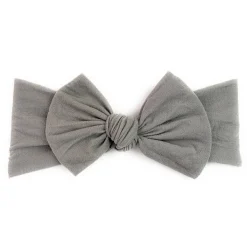 Hair Accessories-Baby Wisp Nylon Bow Headband
