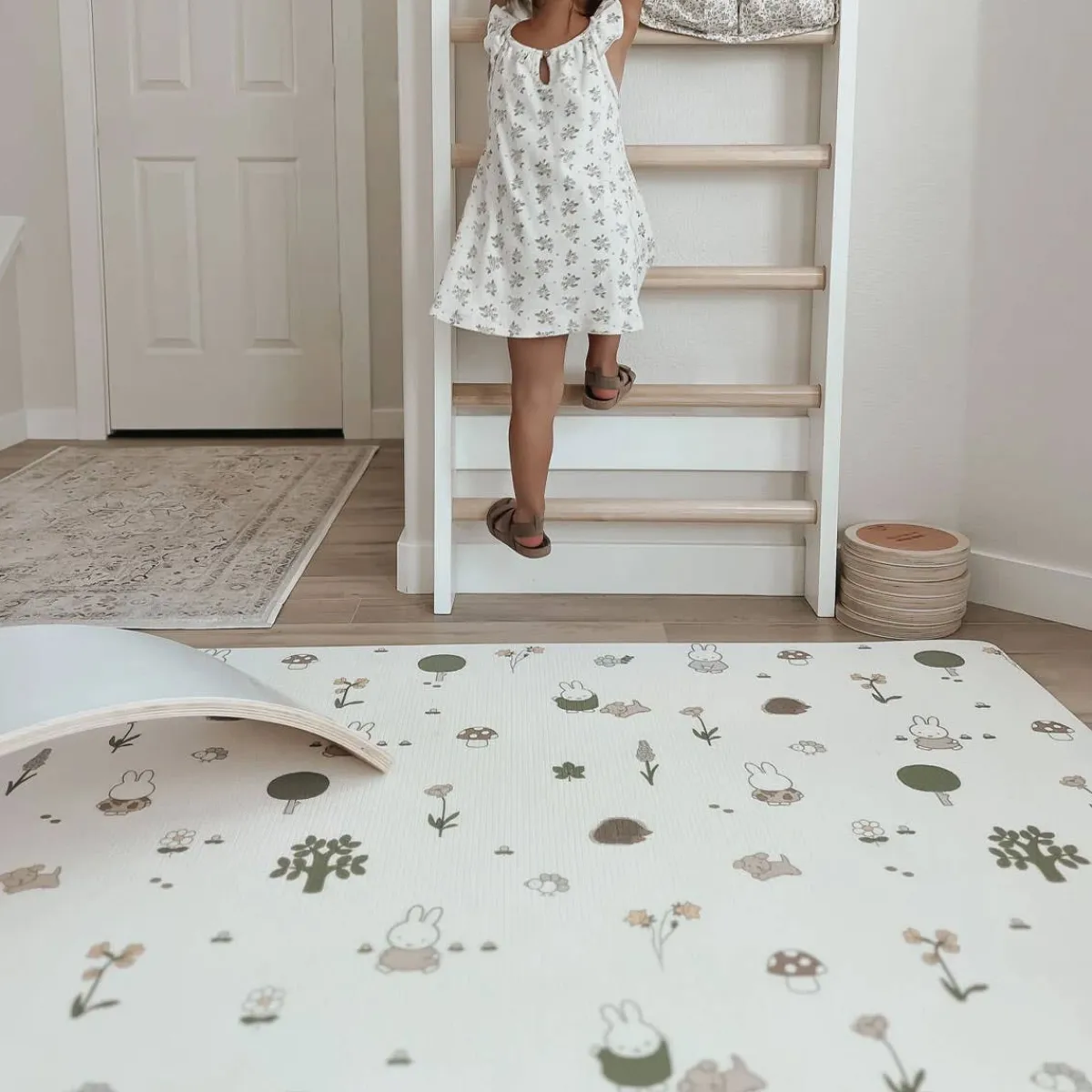 Rugs|Play Mats-LITTLE Bot x Miffy Ofie Playmat (Special Edition)