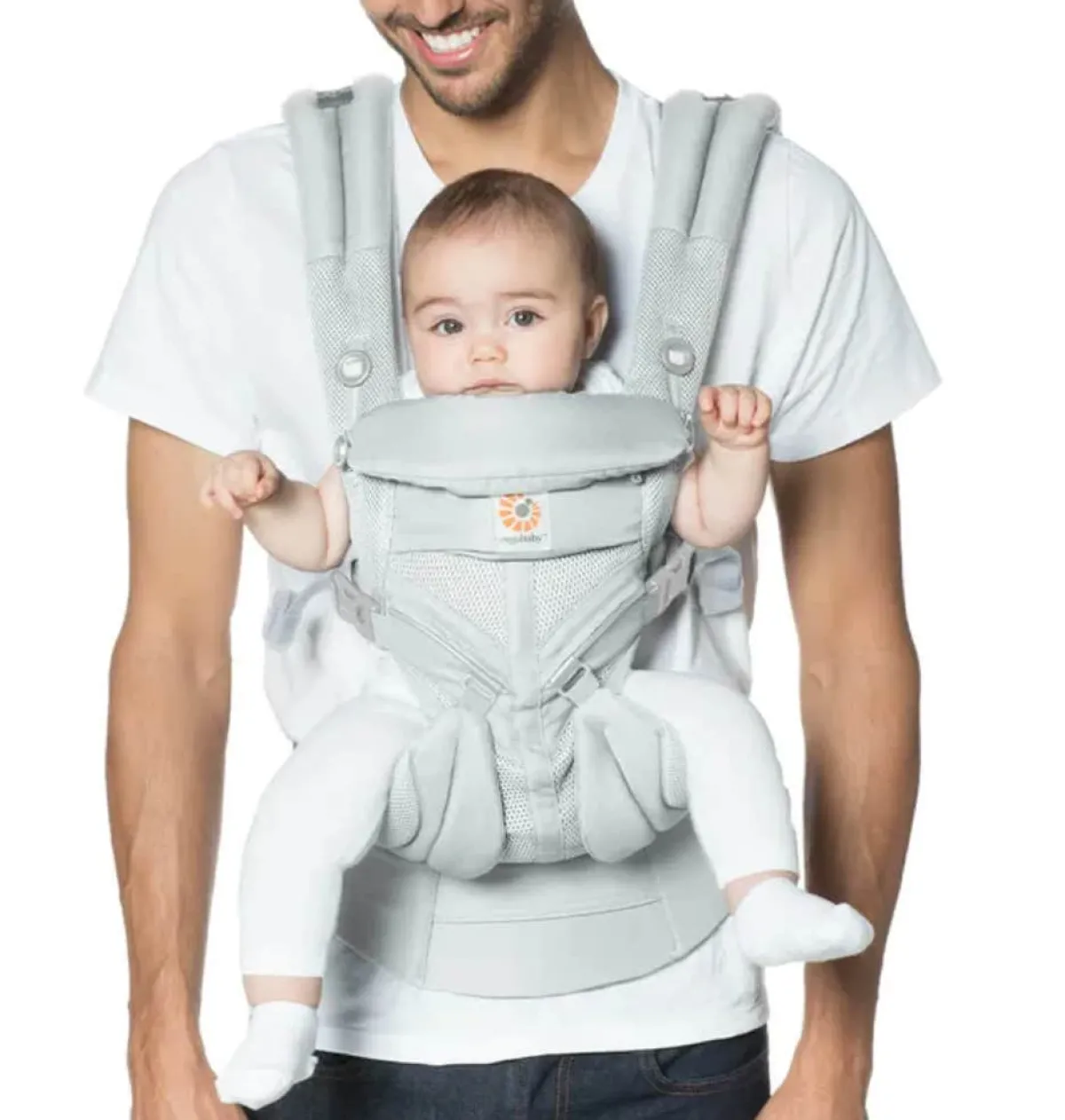 Baby Carriers-Ergobaby Omni 360 Baby Carrier (Cool Air Mesh)