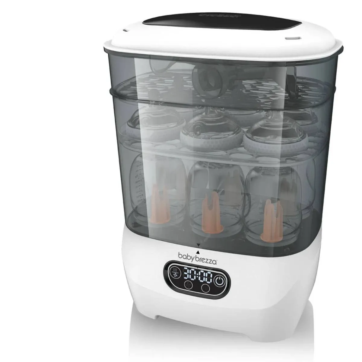 Bottle Sterilizers-Baby Brezza One Step Baby Bottle Sterilizer Dryer Advanced
