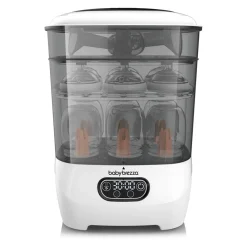 Bottle Sterilizers-Baby Brezza One Step Baby Bottle Sterilizer Dryer Advanced