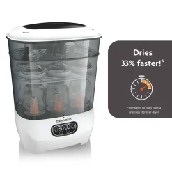 Bottle Sterilizers-Baby Brezza One Step Baby Bottle Sterilizer Dryer Advanced