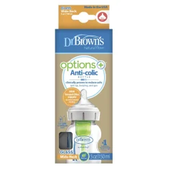 Glass Baby Bottles|Baby Bottles-Dr. Brown's Options+ Wide Neck Glass Bottle (5 oz)