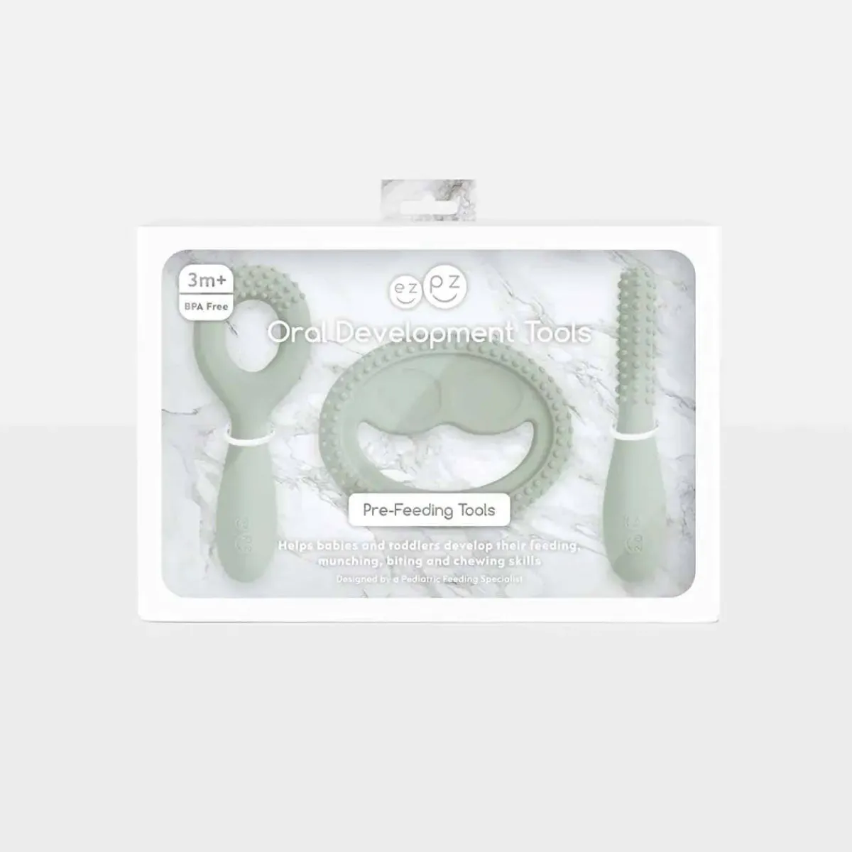 Teethers|Pacifiers + Clips-Ez Pz Oral Development Tools (3 Pack)