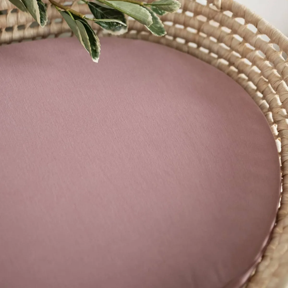 Bassinet Sheets-MustBeBaby Organic Bamboo Bassinet Sheet