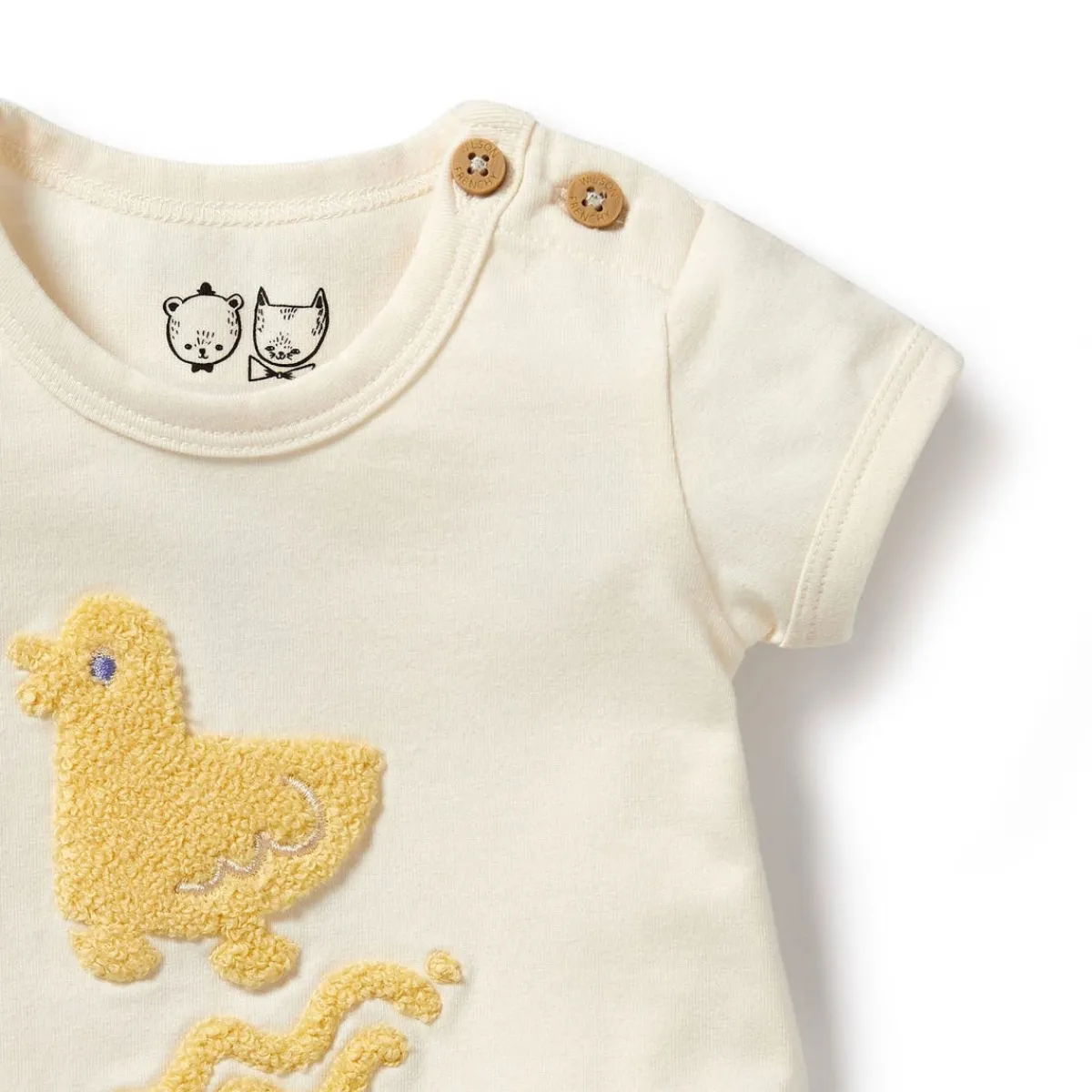 Onesies|Sleepers-Wilson + Frenchy Organic Bodysuit