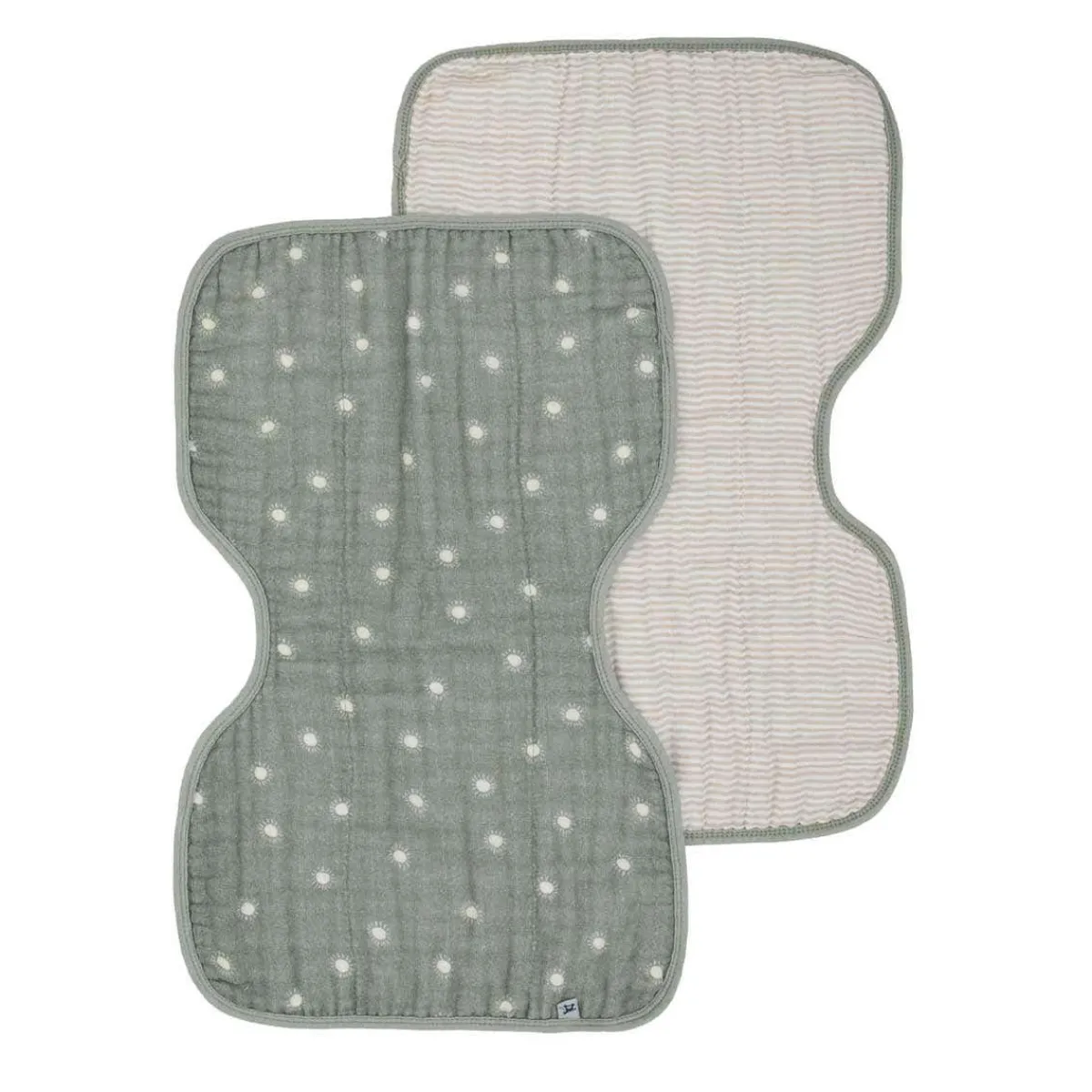 Bibs + Burps-Little Unicorn Organic Burp Cloth (2 Pack)