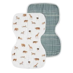Bibs + Burps-Little Unicorn Organic Burp Cloth (2 Pack)