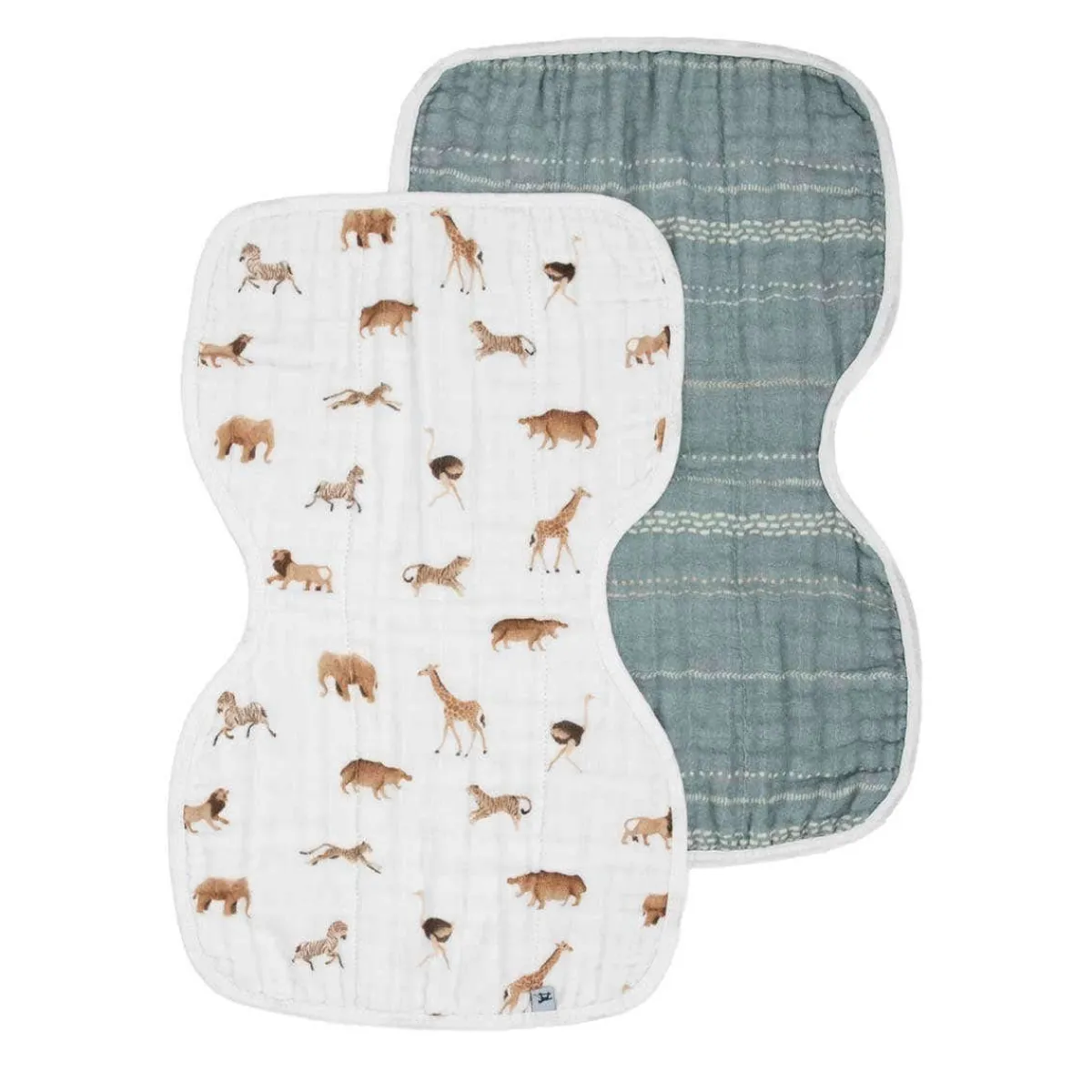 Bibs + Burps-Little Unicorn Organic Burp Cloth (2 Pack)