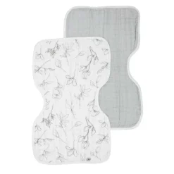 Bibs + Burps-Little Unicorn Organic Burp Cloth (2 Pack)