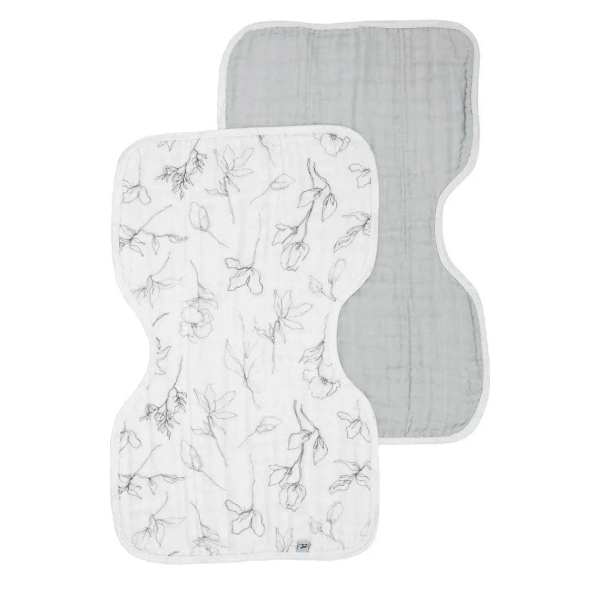 Bibs + Burps-Little Unicorn Organic Burp Cloth (2 Pack)
