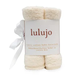 Towels + Cloths-Lulujo Organic Cotton Face Cloth (4 Pack)