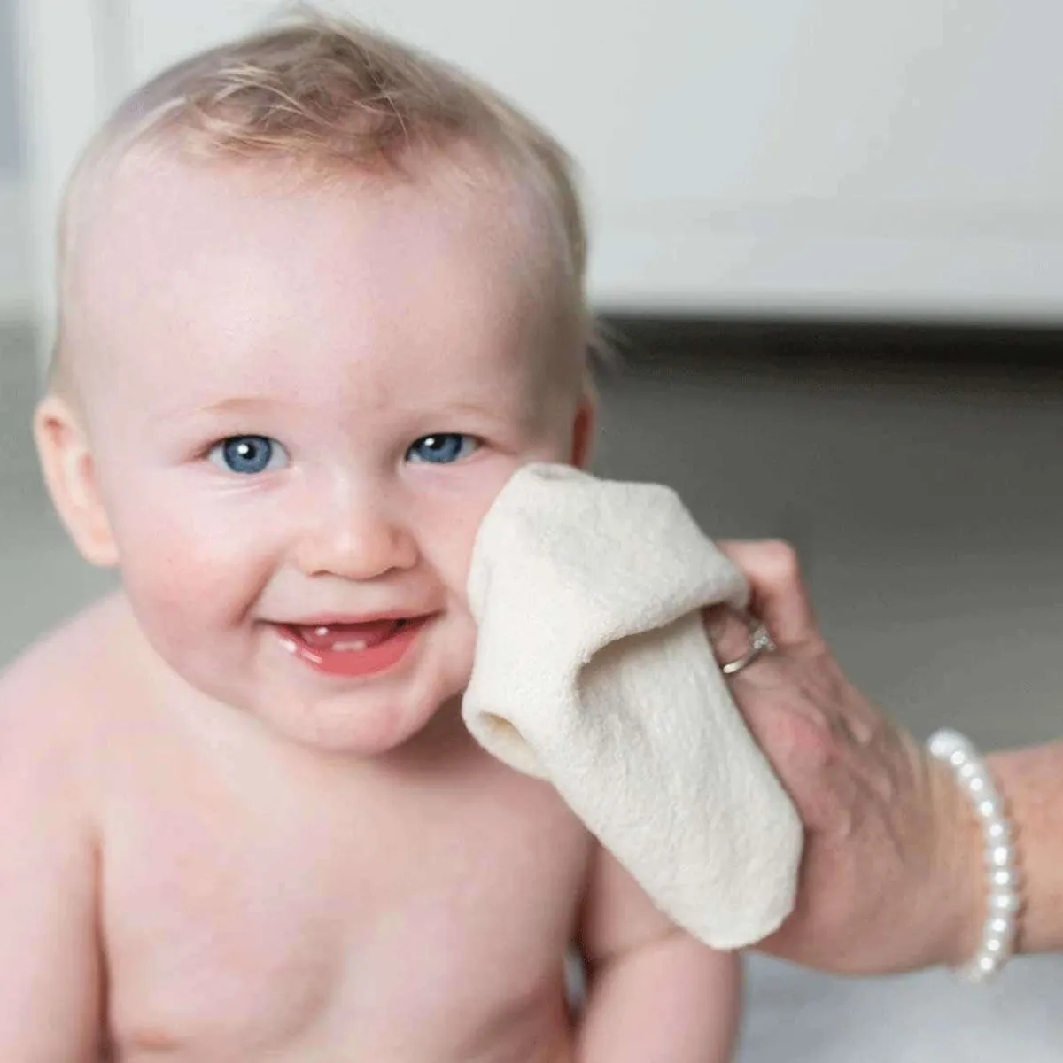 Towels + Cloths-Lulujo Organic Cotton Face Cloth (4 Pack)