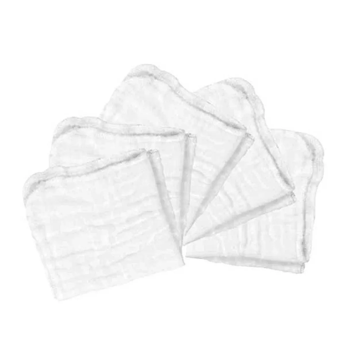 Towels + Cloths-Green Sprouts Organic Cotton Muslin Cloths (5 Pack)