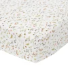Crib Fitted Sheets-Little Unicorn Organic Cotton Muslin Crib Sheet