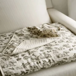 Kids Bedding|Blankets-Oilo Organic Cotton Muslin Quilt