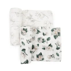 Blankets|Sleep Sacks + Wraps-Little Unicorn Organic Cotton Muslin Swaddle (2 Pack)
