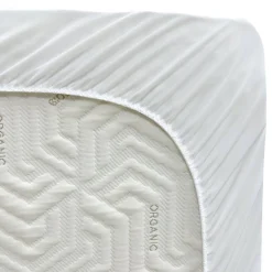 Crib Mattress Protection-Simmons Organic Crib Waterproof Mattress Protector