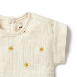 Tops + Tees-Wilson + Frenchy Organic Crinkle Tee