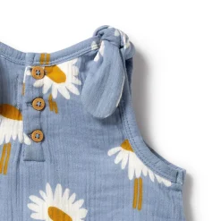 Rompers-Wilson + Frenchy Organic Crinkle Tie Playsuit